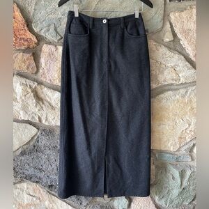 Vintage Ann Taylor Maxi Wool Skirt